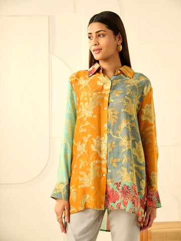 MUSTARD VED RITUAL SHIRT