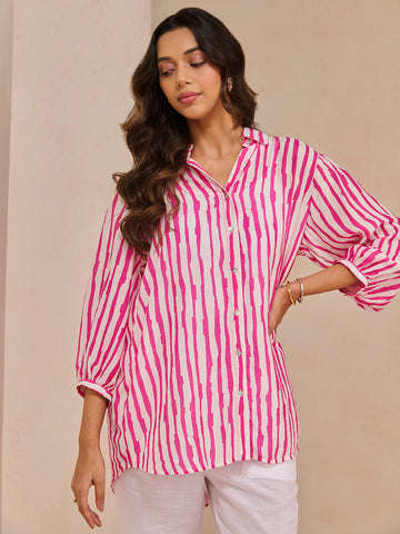 PINK VEIN JAWA SHIRT