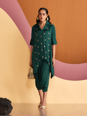 EMERALD GREEN TABULA CO-ORD SET