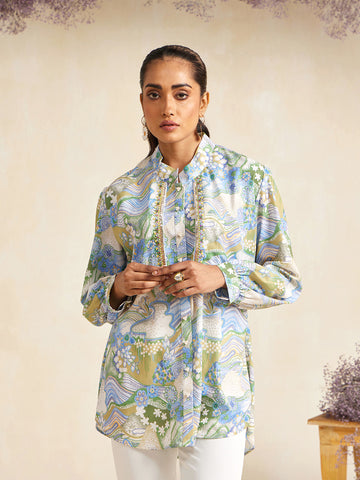 BLUE VALLEY OLIVIA TOP