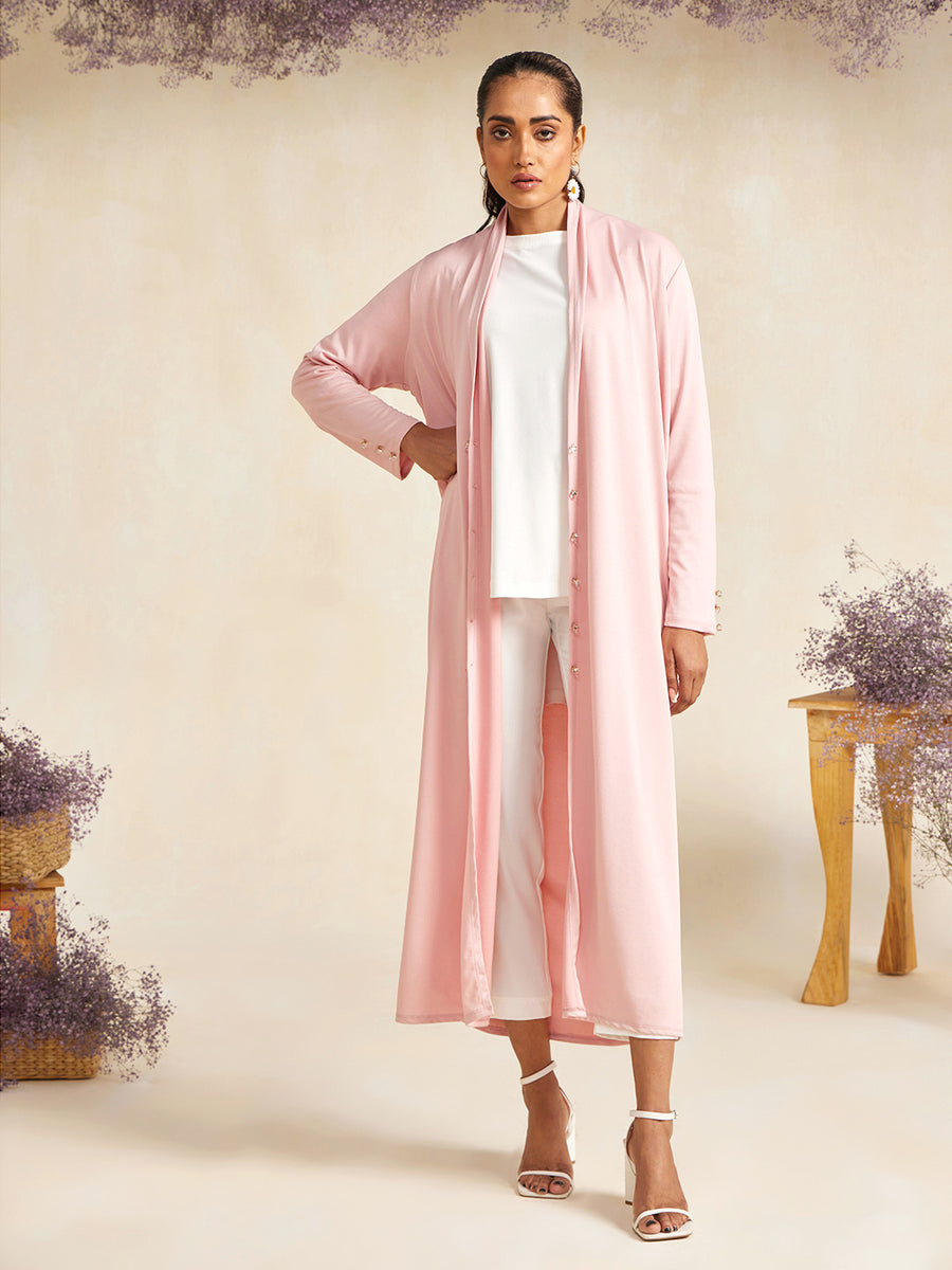 PINK OVANA OVERALL SHRUG