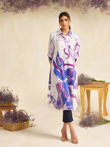 BLUE BLISS WHITNEY TUNIC