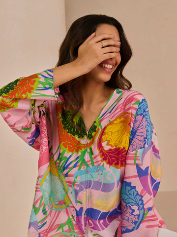 PINK KUNO RYSA SHIRT