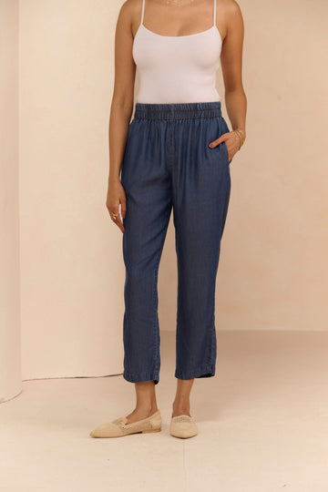 DENIM BLUE MIDEN PANT