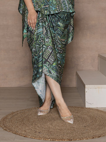 AMAZON GREEN NYRA SKIRT