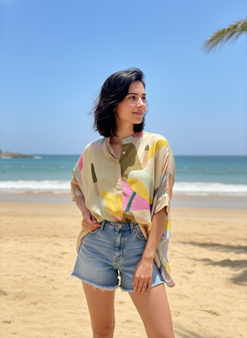 GREEN MOSS CELINA TOP