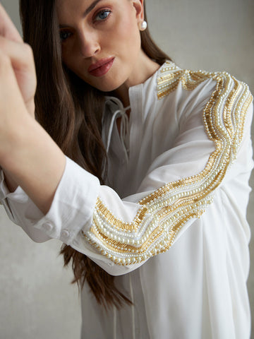 WHITE PARTY ALEXA TOP