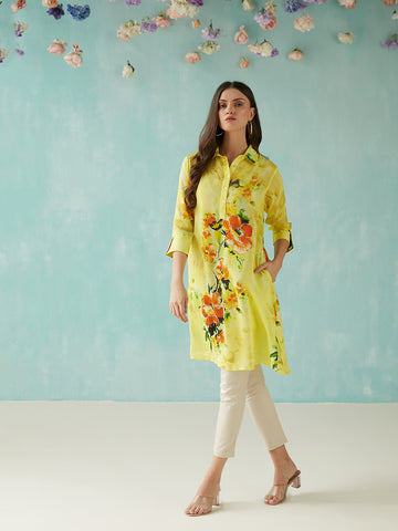 YELLOW OASIS CALI TUNIC