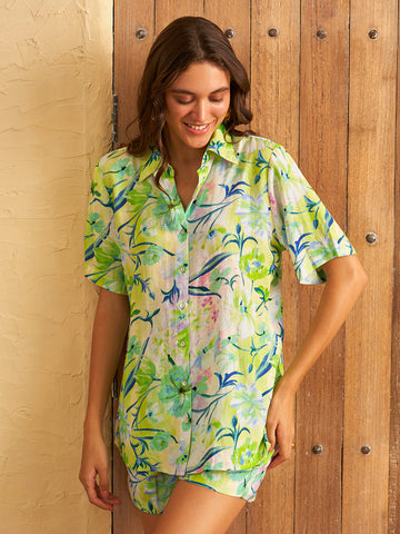 GREEN FAYE REJOICE CO-ORD SET