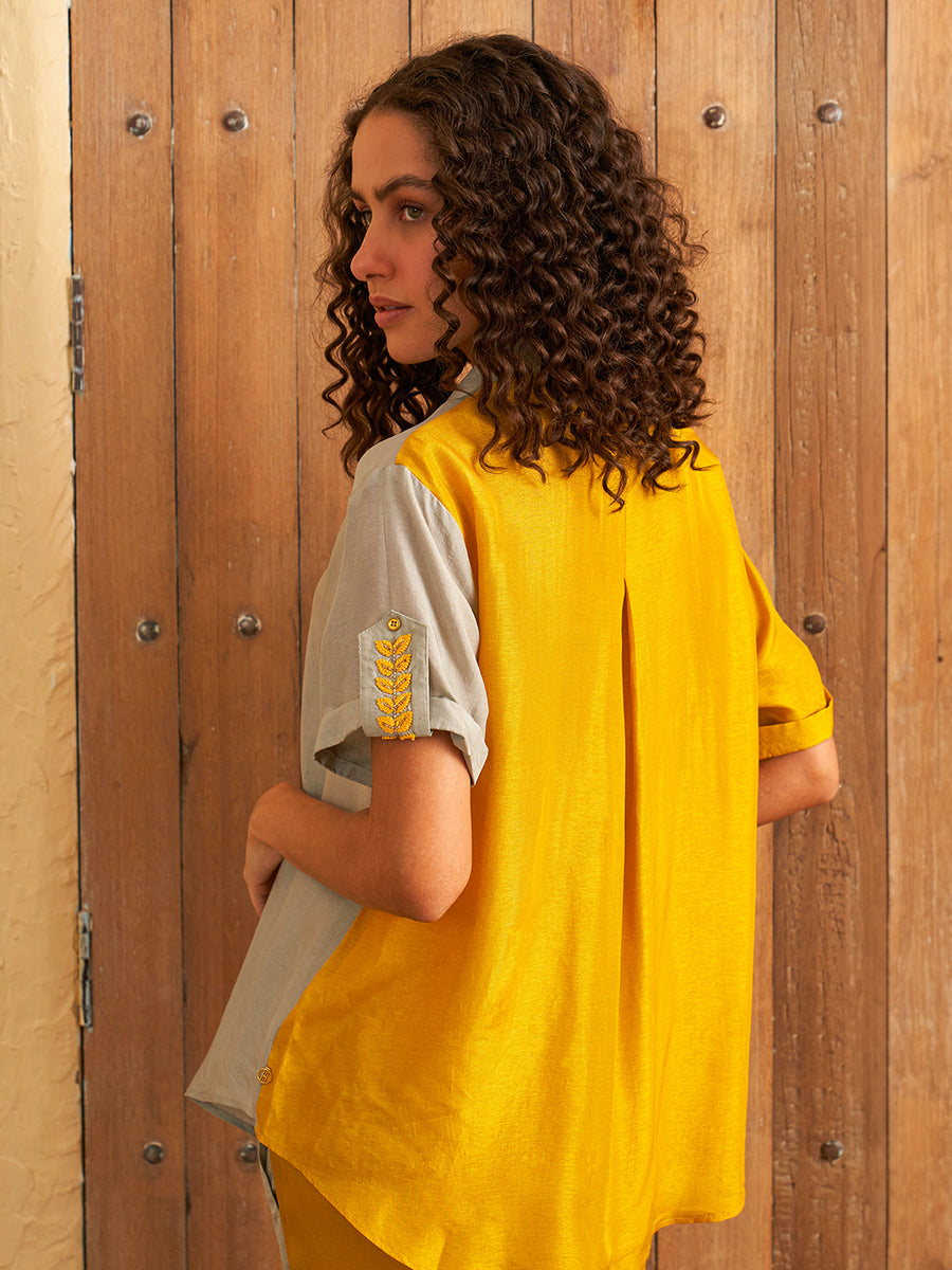 MUSTARD MATCH SHIRT