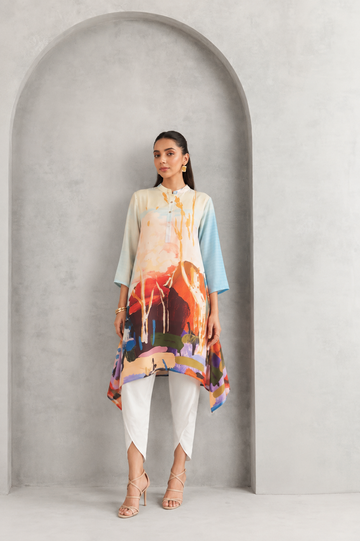 SAAD BLUE CO-ORD SET