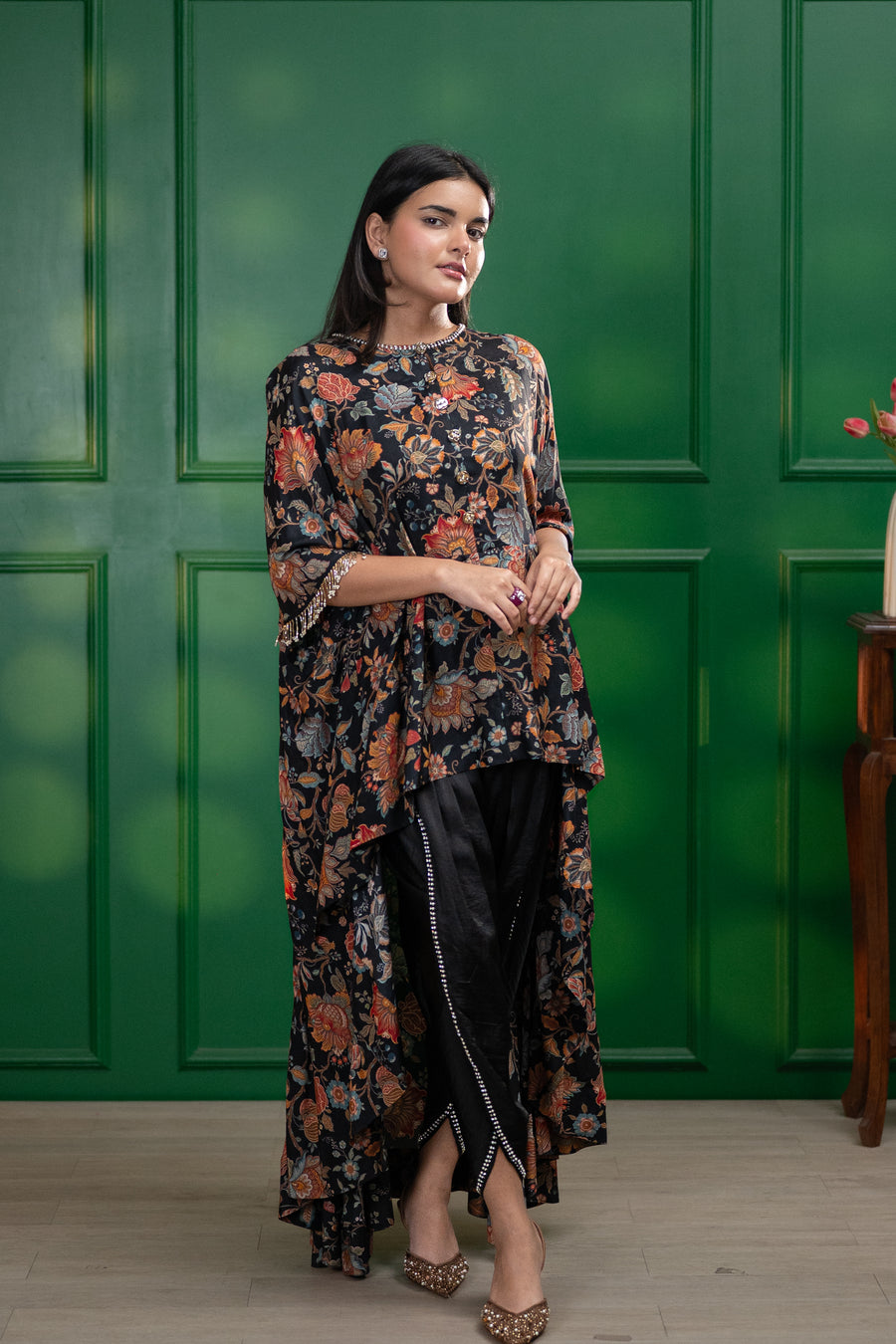 NOIR GARDEN BLACK AVERY TUNIC