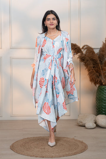 KOREAN DOT WHITE RYANA JUMPSUIT