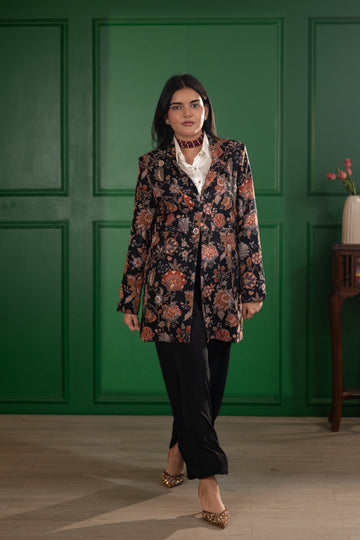 NOIR GARDEN BLACK NYLA JACKET