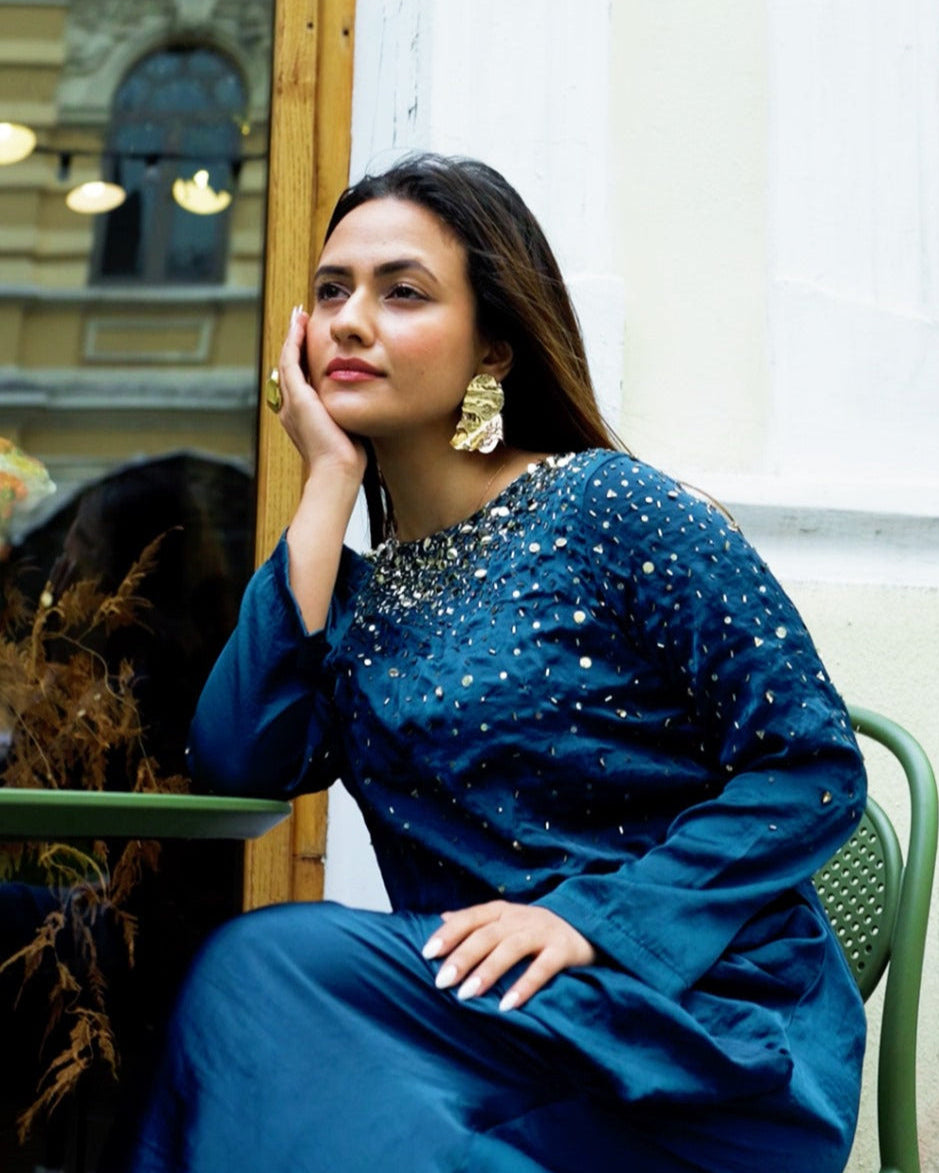 Buy Persian Blue Tira Dress Online