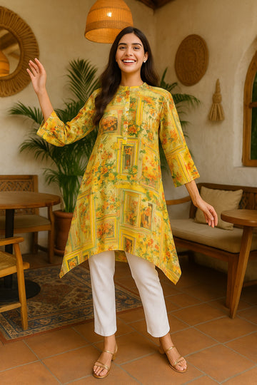 YELLOW FRAME TUNIC