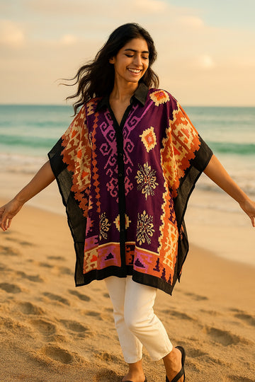 PURPLE TRIBE CAROL SHIRT