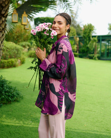 PURPLE GINGER KYLA SHIRT