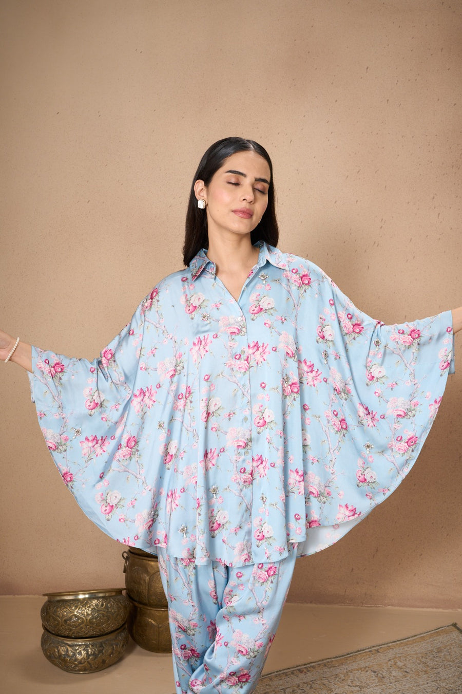 BLUE GARDEN HANNAH TOP