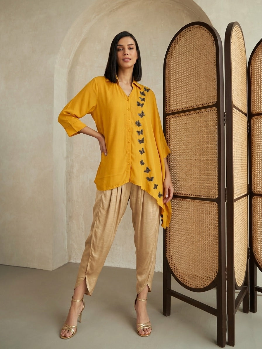 MUSTARD ACE TUNIC