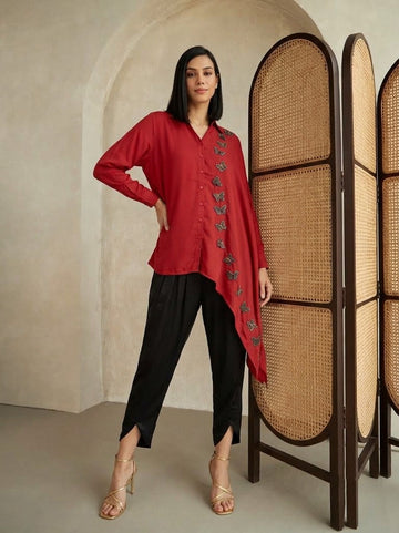 RUST ORANGE ACE TUNIC