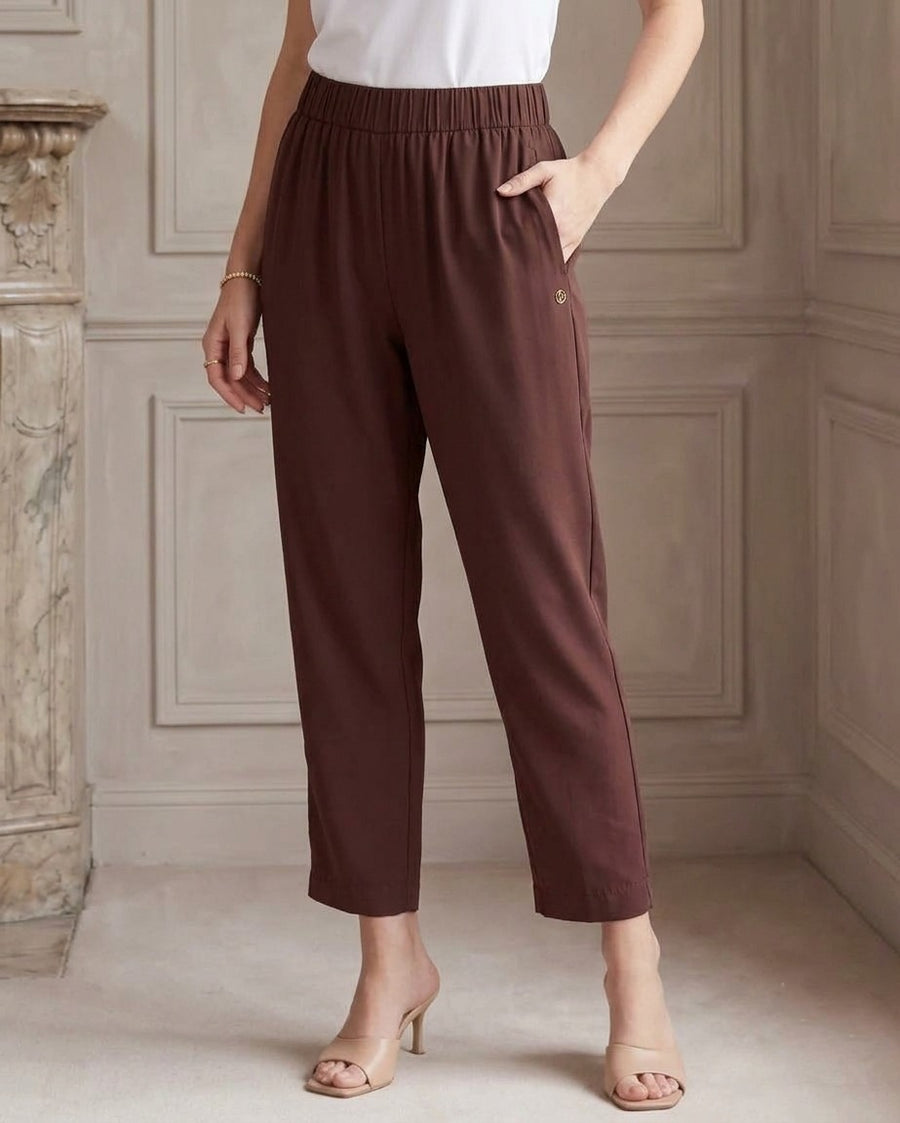 BROWN TROU PANTS