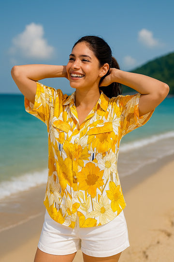 NOBLE DELLA YELLOW SHIRT