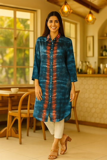 SATURN BLUE WHITNEY TUNIC