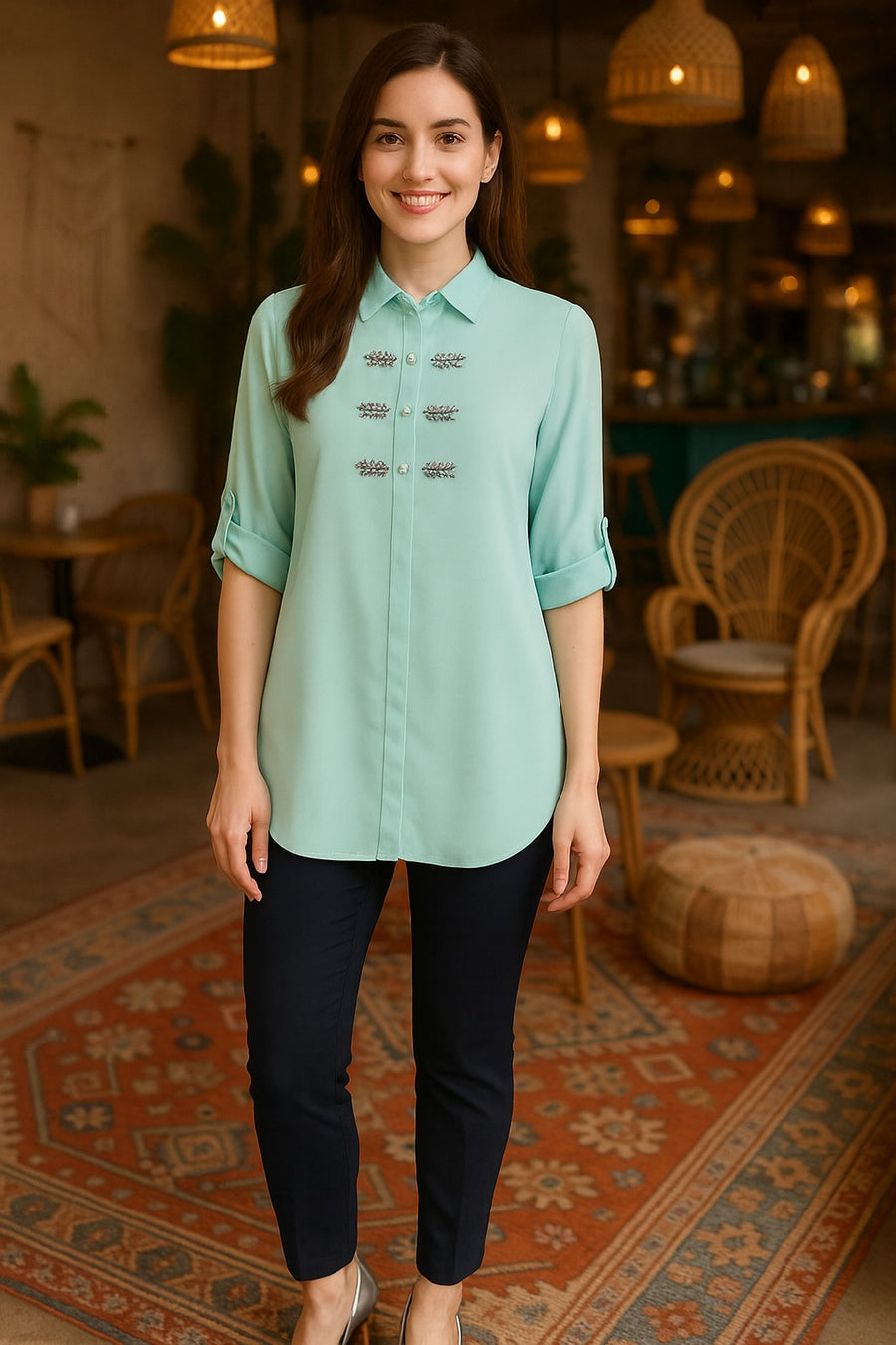 MINT CRYSTALLINE SHIRT