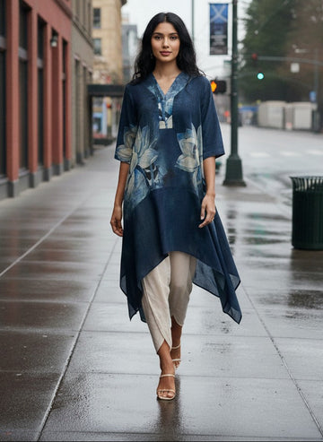 BLUE BOTANY VIP TUNIC