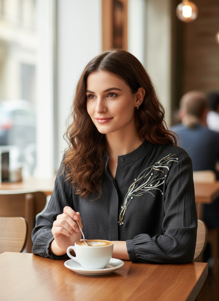 Maze Black Shirt