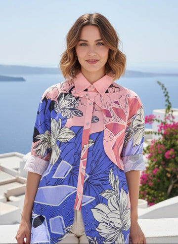 PEACH GLOBE GEOX SHIRT