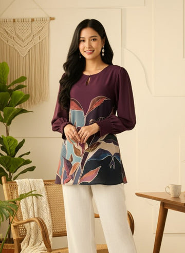 PURPLE ASTON THOMAS SHIRT