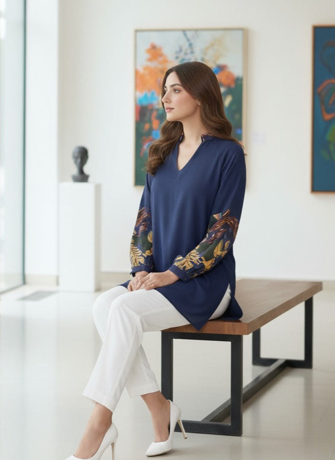 NAVY LUTHRA GLIDE SHIRT