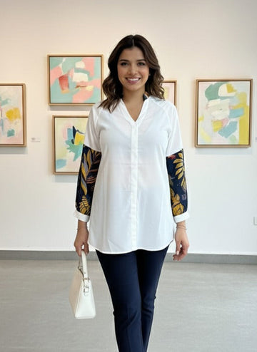 WHITE LUTHRA GLIDE SHIRT