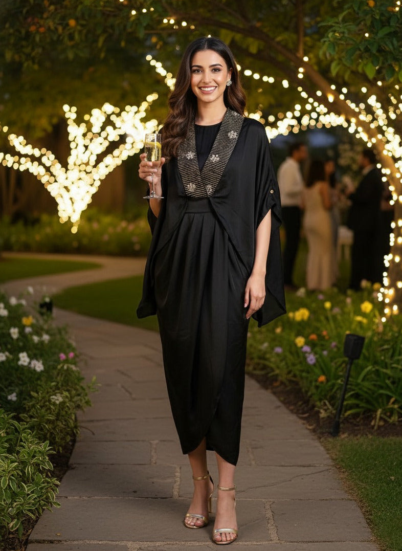 BLACK TULE DRESS