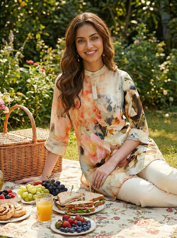 CREAM J'ADORE HAZZEL TUNIC