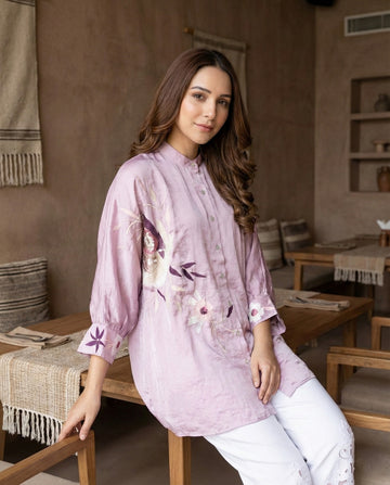 BLUSH VESPER SHIRT
