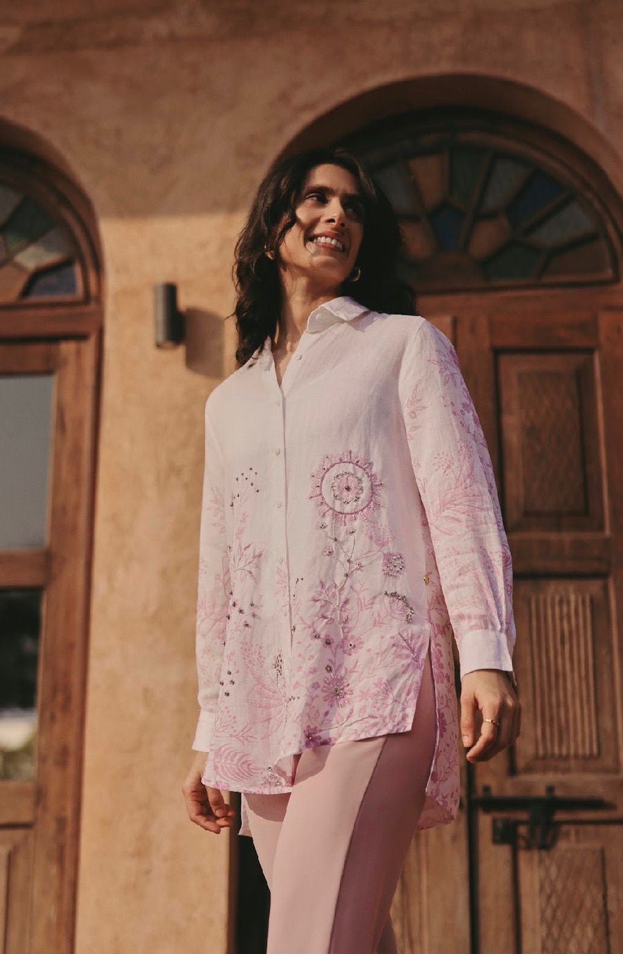PINK SIA MOKO SHIRT