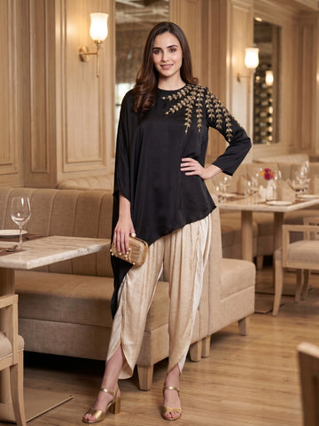 Black Sh Beaded Cape