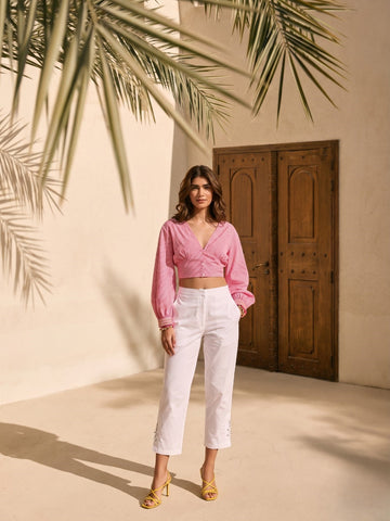 PINK GINGHAM IRIS CO-ORD SET