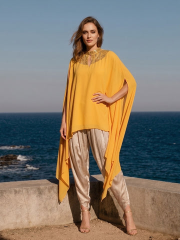 MUSTARD CLEOPATRA TUNIC