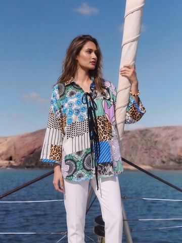 BLUE CALISTA ELAN SHIRT
