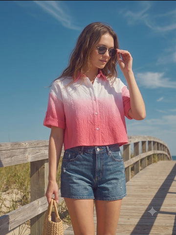 PINK COSMIC RAY SHIRT