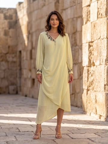 LIME GREEN BEEKEY DRESS