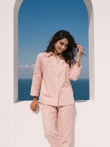 BLUSH VERTEX SHIRT
