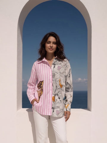 PINK HYPHEN SABA SHIRT
