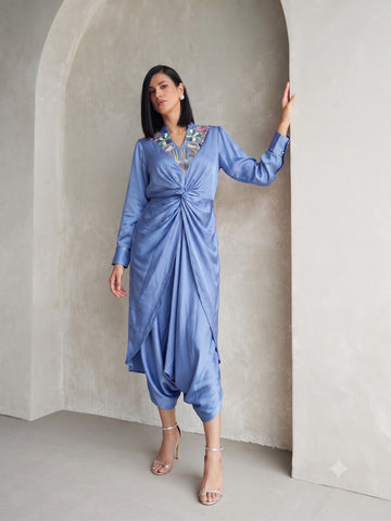 STEAL BLUE FAVOUR CO-ORD