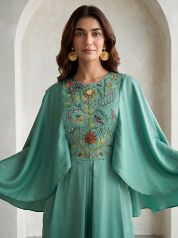 SEA GREEN EDIT DRESS