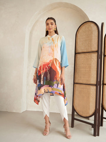 SAAD BLUE KAFTAN